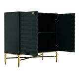 Clihome 31.5-Inch 2 Door Sideboard Locker Media Storage Cabinet/Buffet