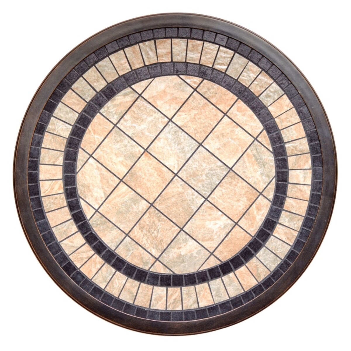 Clihome 28" X 28.6" Round Outdoor Bistro Table Contemporary
