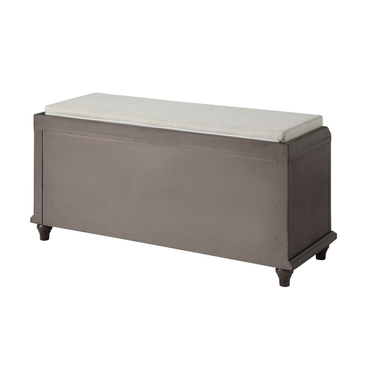 Clihome Homes Collection Wood Storage Bench with 2 Cabinets