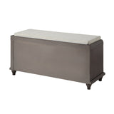 Clihome Homes Collection Wood Storage Bench with 2 Cabinets