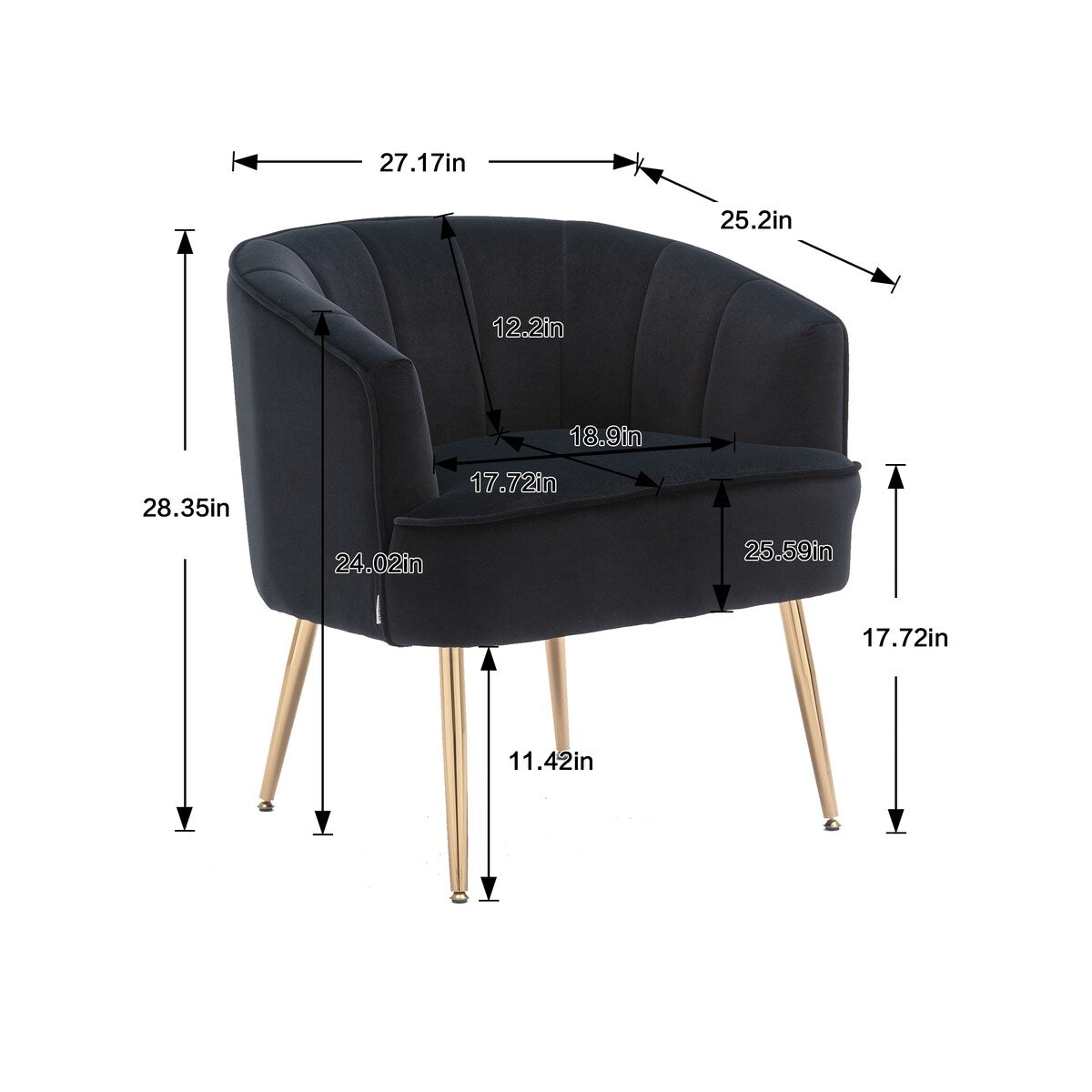 Clihome Leisure Single Accent Chair