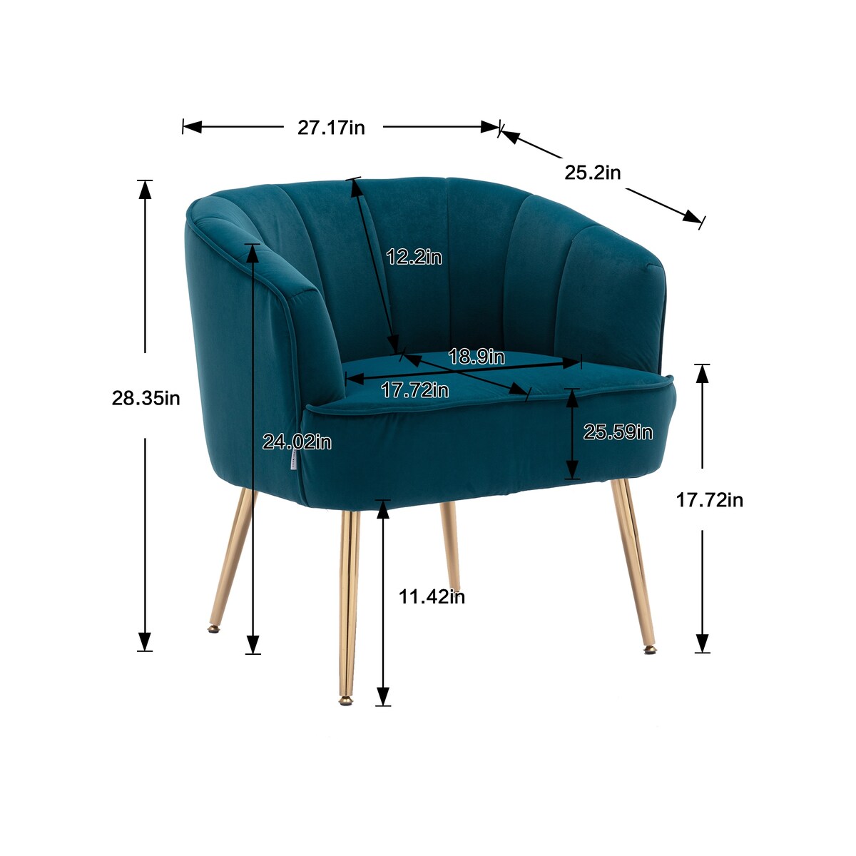 Clihome Leisure Single Accent Chair