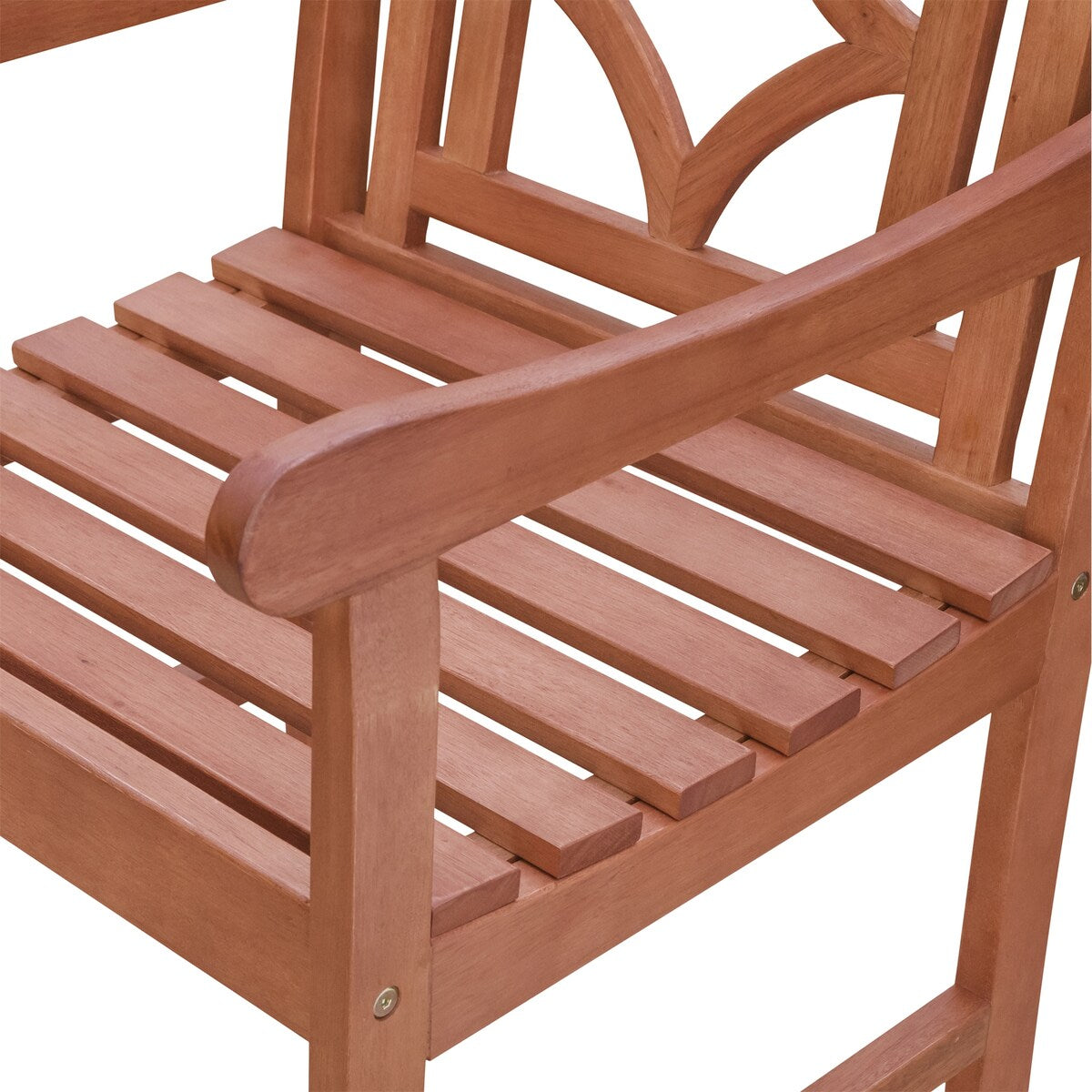 Clihome Malibu Patio Diamond Eucalyptus Dining Armchair