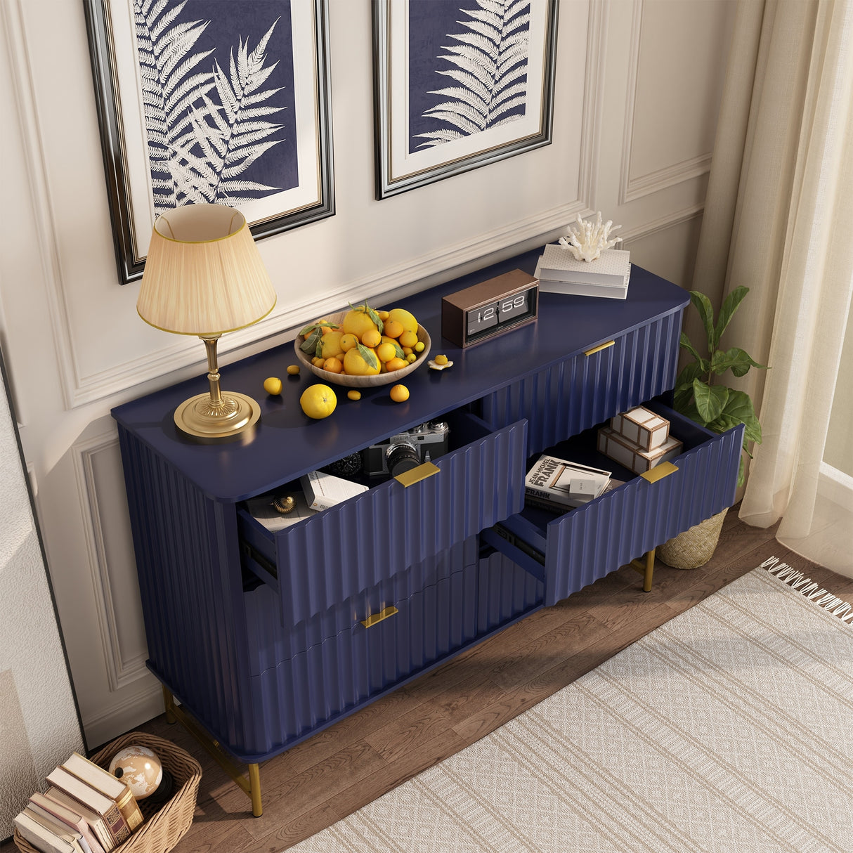 Clihome Modern MDF 6 - Drawer Accent Chest