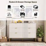 Clihome Modern MDF 6 - Drawer Accent Chest
