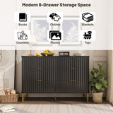 Clihome Modern MDF 6 - Drawer Accent Chest