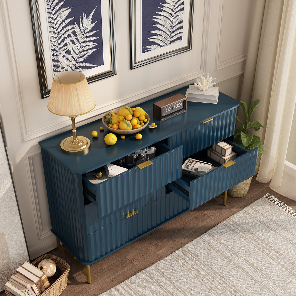 Clihome Modern MDF 6 - Drawer Accent Chest