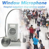 Clinic Store Window Speaker System Window Microphone w/Speaker Intercom