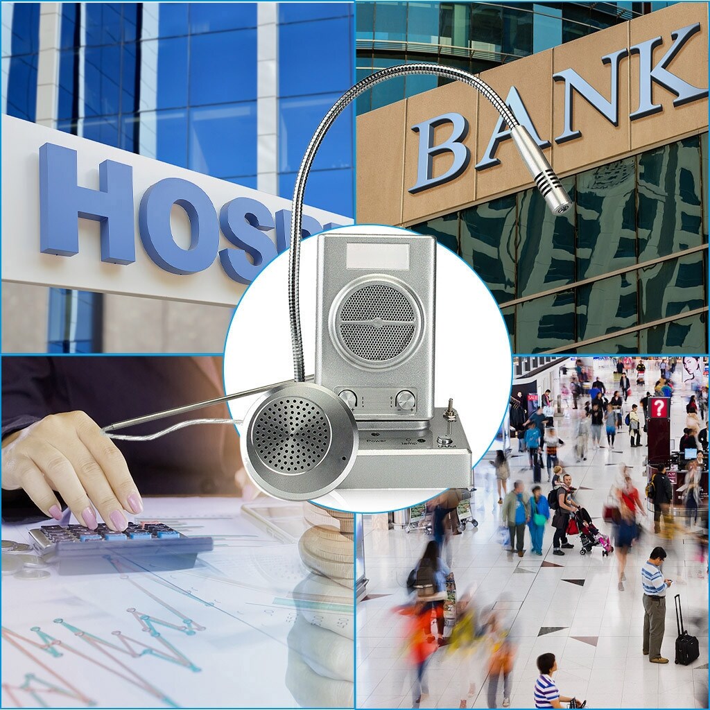Clinic Store Window Speaker System Window Microphone w/Speaker Intercom