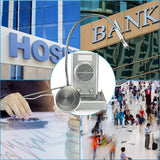 Clinic Store Window Speaker System Window Microphone w/Speaker Intercom