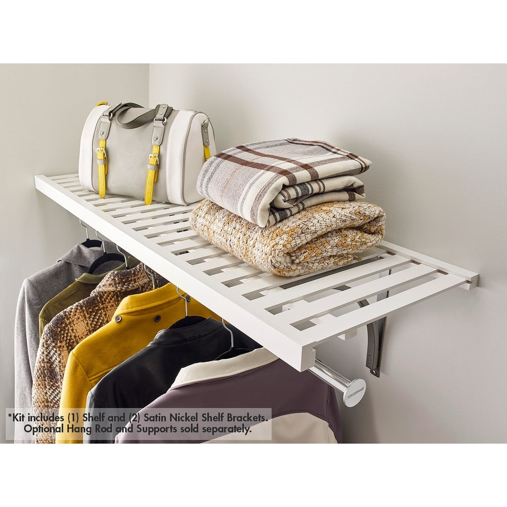 ClosetMaid 48-inch Ventilated Wood Shelf Kit