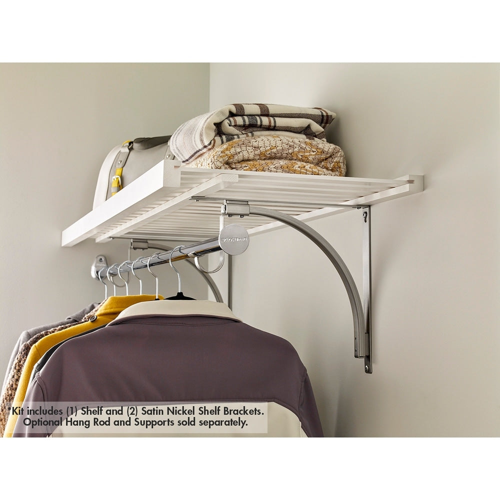 ClosetMaid 48-inch Ventilated Wood Shelf Kit