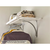 ClosetMaid 48-inch Ventilated Wood Shelf Kit