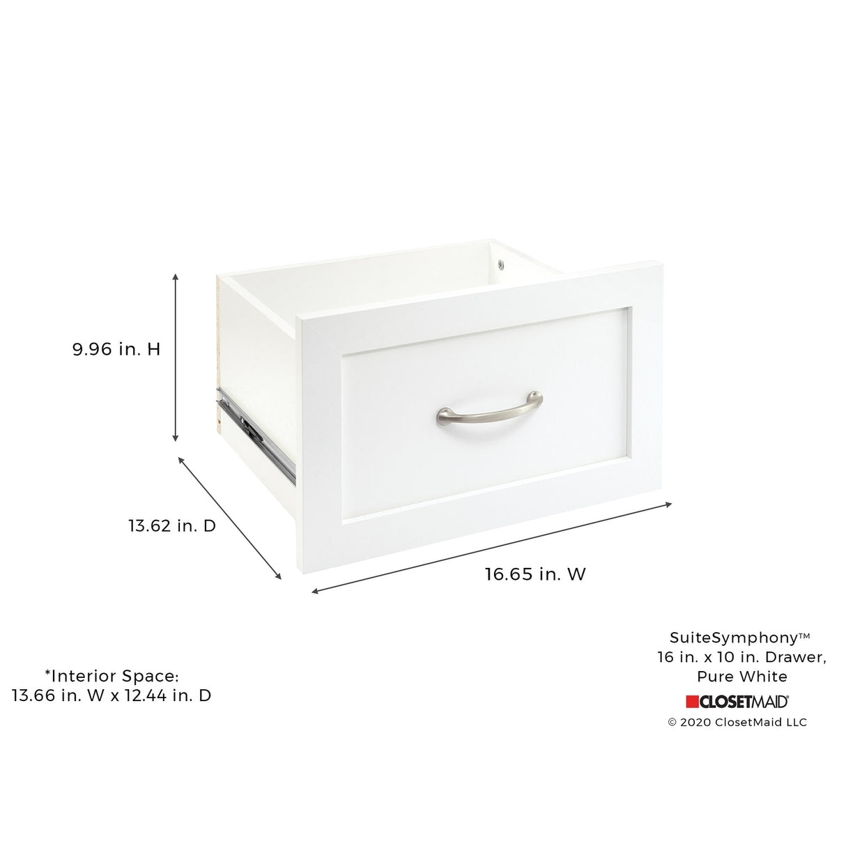ClosetMaid SuiteSymphony 16" W x 10" H Drawer