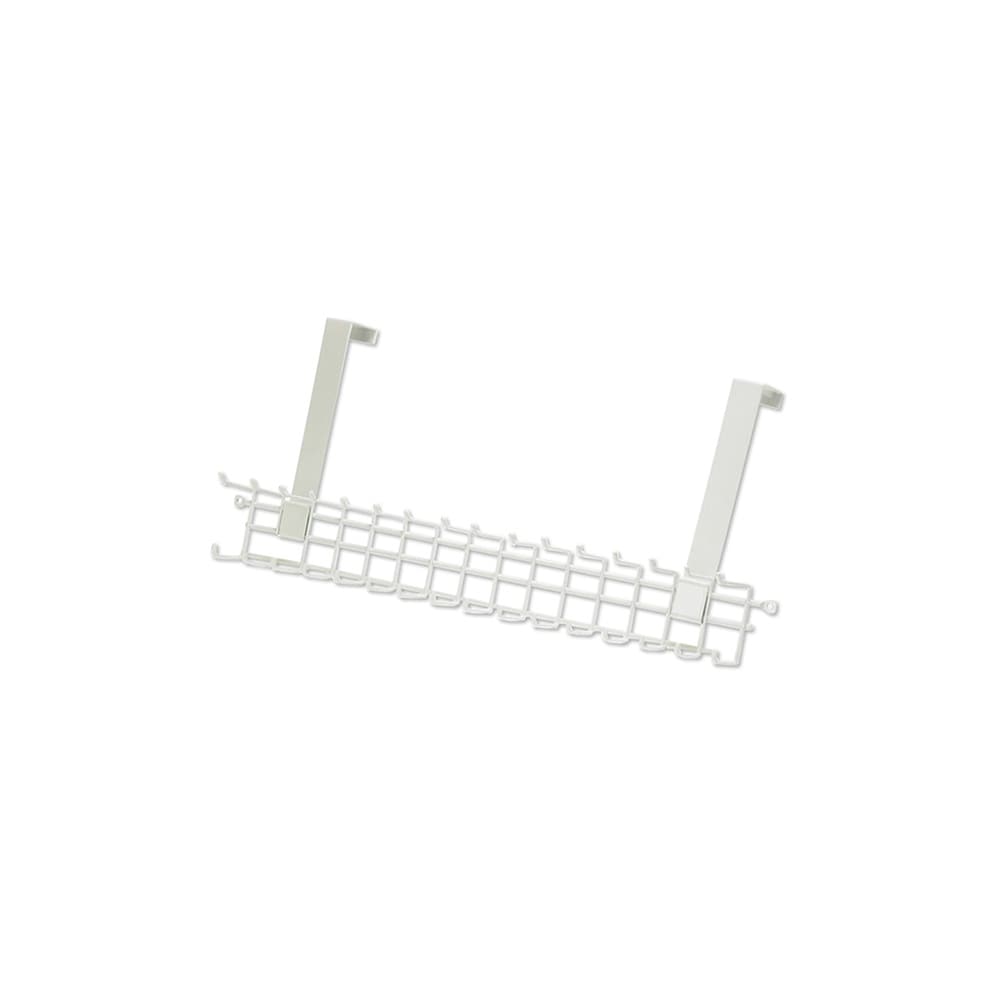 ClosetMaid White Wire Over-the-Door Tie & Belt Rack