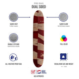 Cloth American Flag Red Dual Sided Cornhole Bags