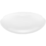 Cloud Collection 5-CCT Integrated LED White Contemporary 11.12" Small Flush Mount Light - 11.12 in x 11.12 in x 3.57 in