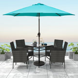 Amarantos 26.5lbs Patio Umbrella Base Free Standing Heavy Duty Umbrella Base