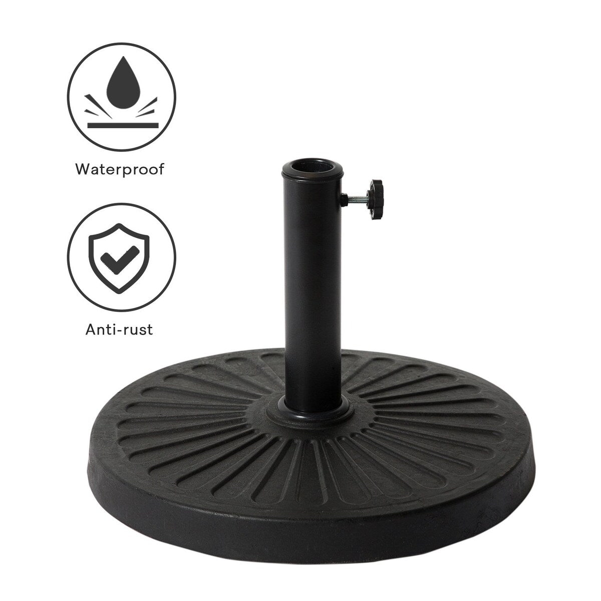 Amarantos 26.5lbs Patio Umbrella Base Free Standing Heavy Duty Umbrella Base