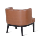 Clough Fabric or Faux Leather Tufted Accent Chair by Christopher Knight Home