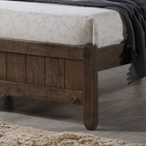 Cloves Rustic Wood Queen Platform Bed by Christopher Knight Home