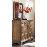 Clydesdale Vintage Bourbon 5-piece Bedroom Set with 2 Nightstands