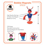 CoTa Global Cool Lobster Refrigerator Bobble Magnets Set of 4