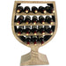 CoTa Global Modern Wine Glass Shaped Wall Mounted Wine Rack - 21 x 7.7 x 31.3 inches