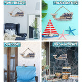 CoTa Global Silver Sea Whale Wall Hanging Relax Sign - Handmade - 15″Lx5.5″Wx0.5″H