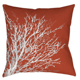 Manual Woodworkers Coastal Coral Indoor/Outdoor 19-inch Pillow