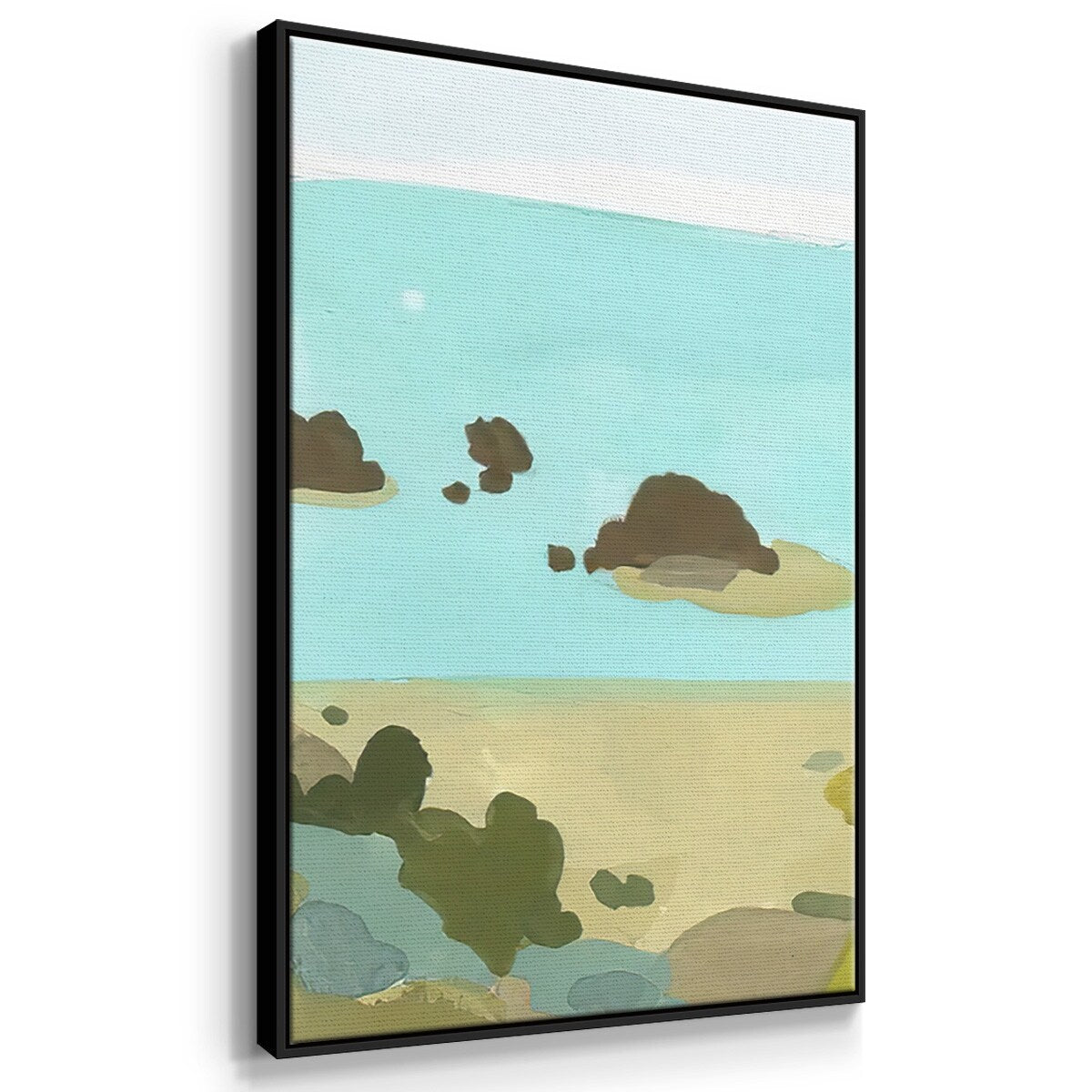 Coastal Inlet III - Multi Piece Framed Canvas