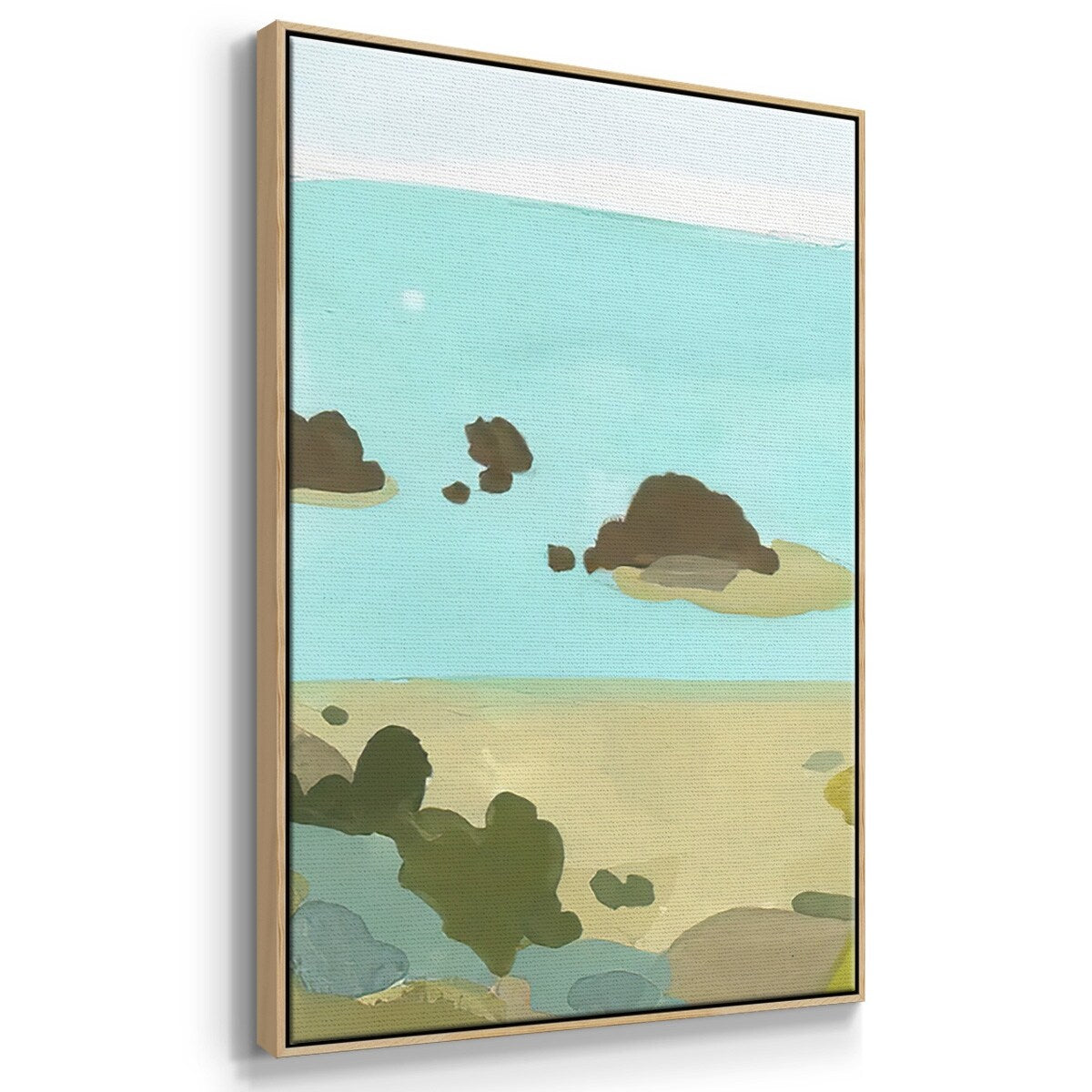 Coastal Inlet III - Multi Piece Framed Canvas
