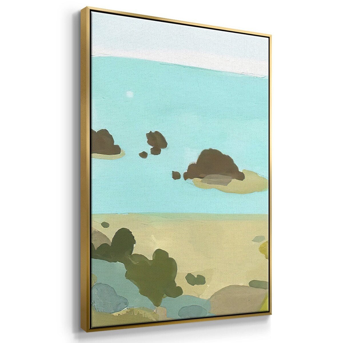 Coastal Inlet III - Multi Piece Framed Canvas