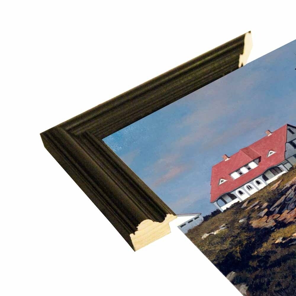Coastal Lighthouse-ZHELU62950 Framed Print 21.25"x31.25" by Zhen-Huan Lu