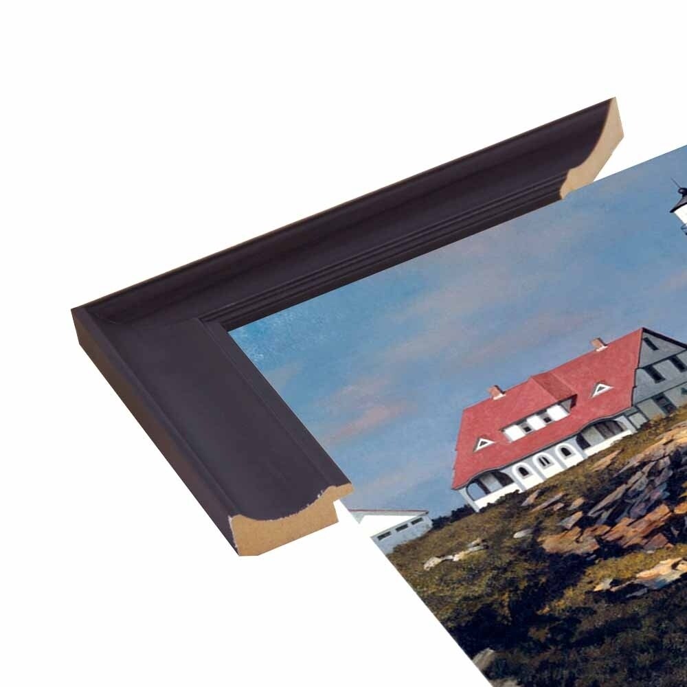 Coastal Lighthouse-ZHELU62950 Framed Print 21.25"x31.25" by Zhen-Huan Lu