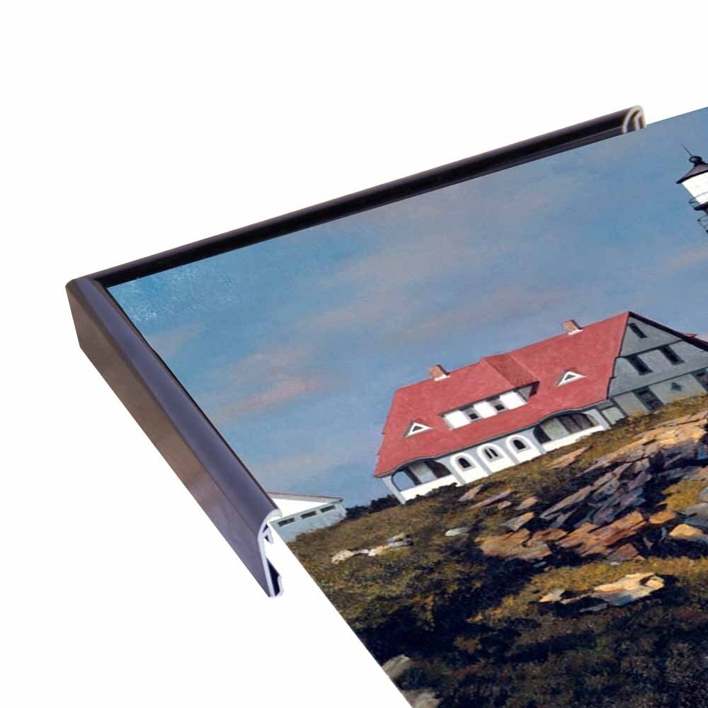 Coastal Lighthouse-ZHELU62950 Framed Print 21.25"x31.25" by Zhen-Huan Lu