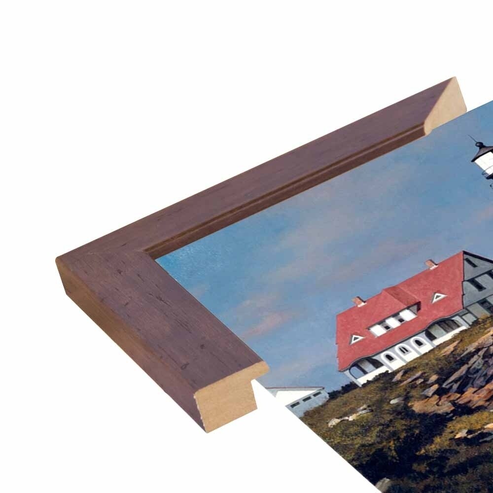 Coastal Lighthouse-ZHELU62950 Framed Print 21.25"x31.25" by Zhen-Huan Lu