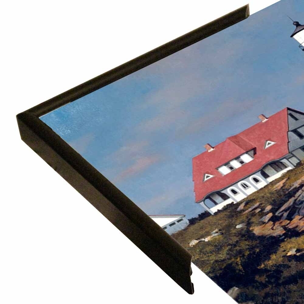 Coastal Lighthouse-ZHELU62950 Framed Print 21.25"x31.25" by Zhen-Huan Lu