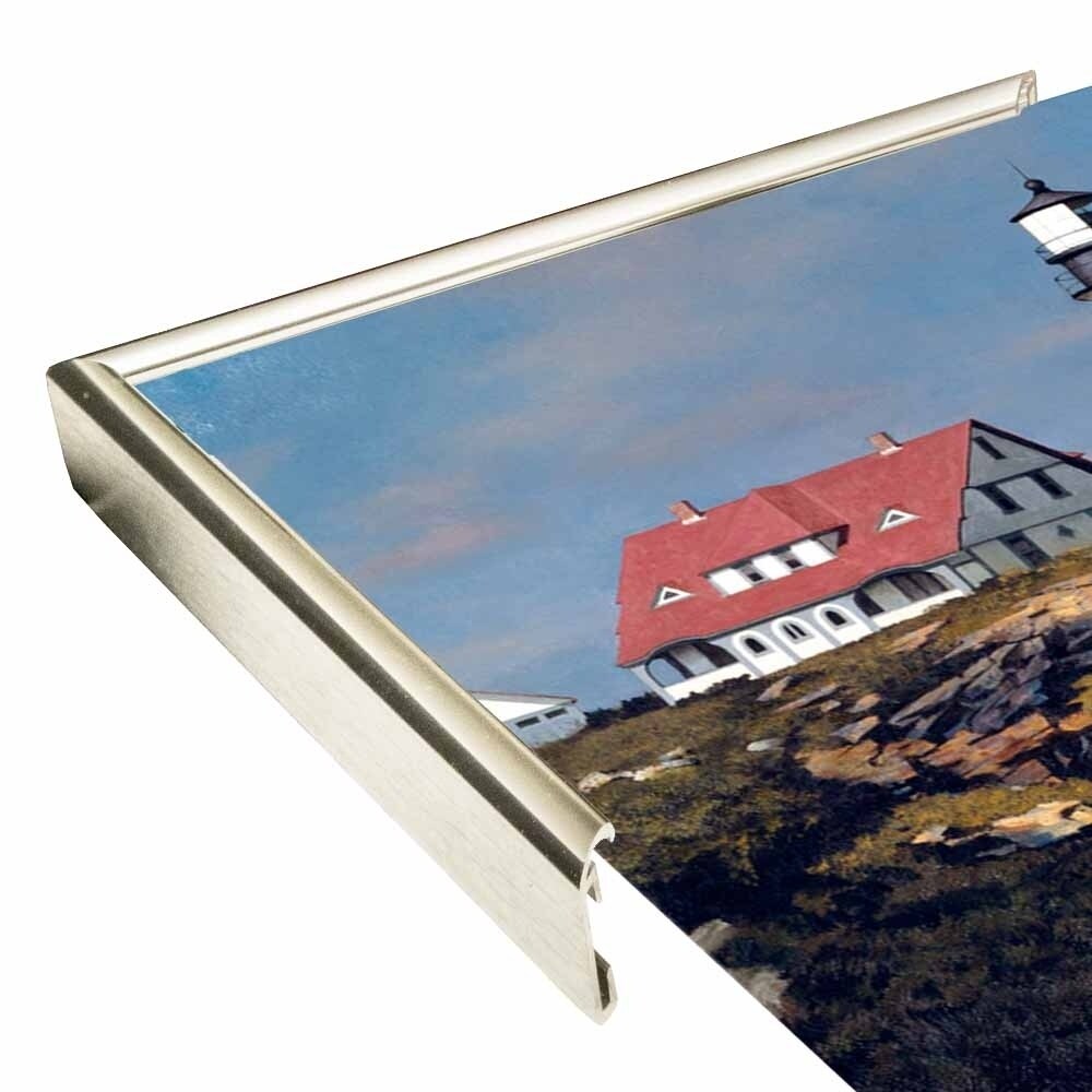 Coastal Lighthouse-ZHELU62950 Framed Print 21.25"x31.25" by Zhen-Huan Lu