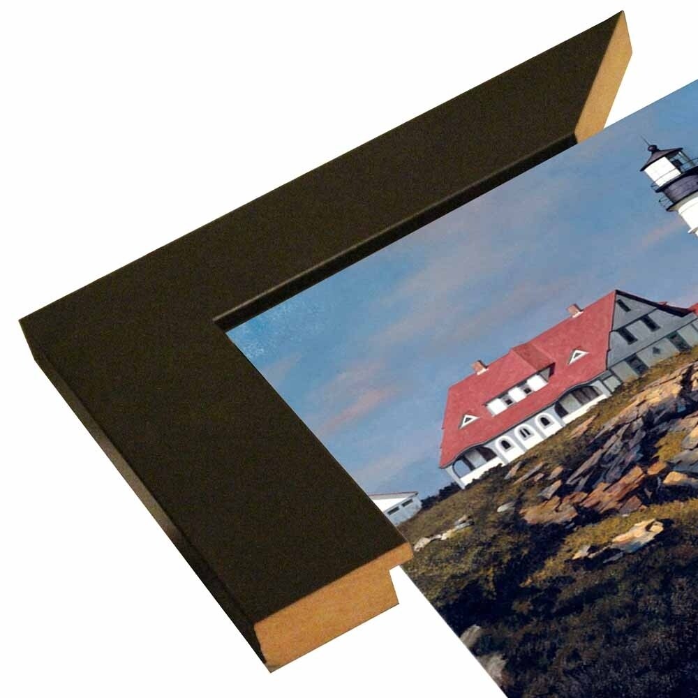 Coastal Lighthouse-ZHELU62950 Framed Print 21.25"x31.25" by Zhen-Huan Lu