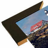 Coastal Lighthouse-ZHELU62950 Framed Print 21.25"x31.25" by Zhen-Huan Lu