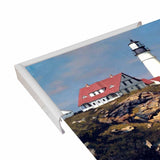 Coastal Lighthouse-ZHELU62950 Framed Print 21.25"x31.25" by Zhen-Huan Lu