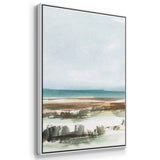 Coastal Wetlands Watercolor I - Multi Piece Framed Canvas