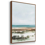 Coastal Wetlands Watercolor I - Multi Piece Framed Canvas