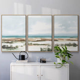 Coastal Wetlands Watercolor I - Multi Piece Framed Canvas