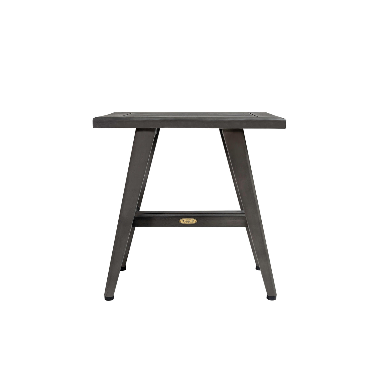 CoastalVogue MidCentury 18in Wide ShowerBench in a Gray Finish