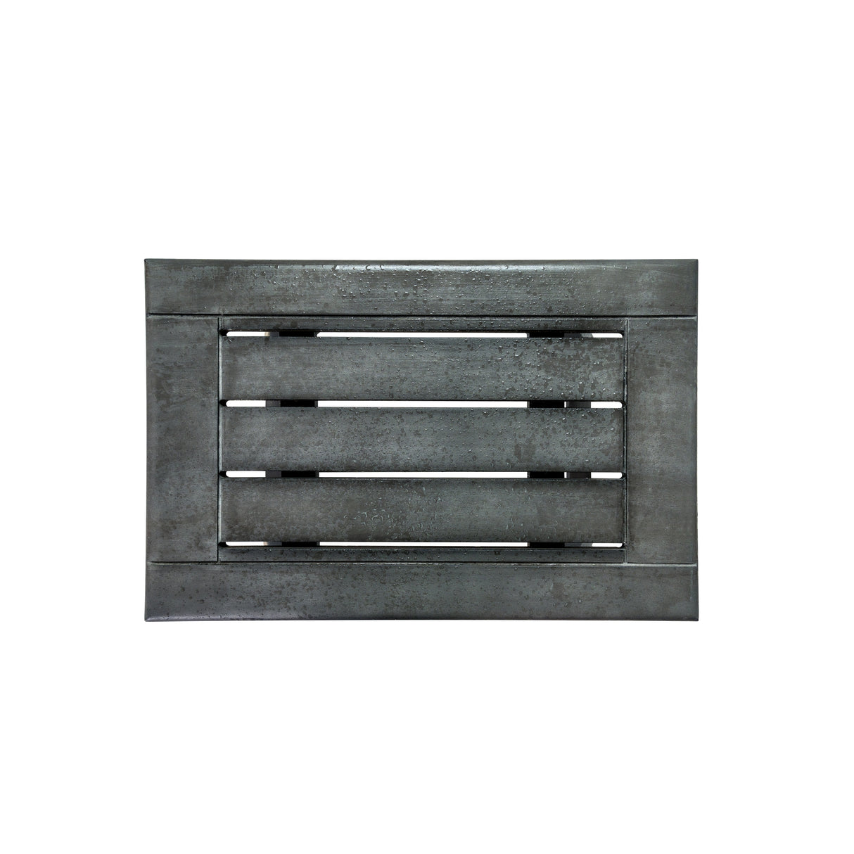 CoastalVogue MidCentury 18in Wide ShowerBench in a Gray Finish
