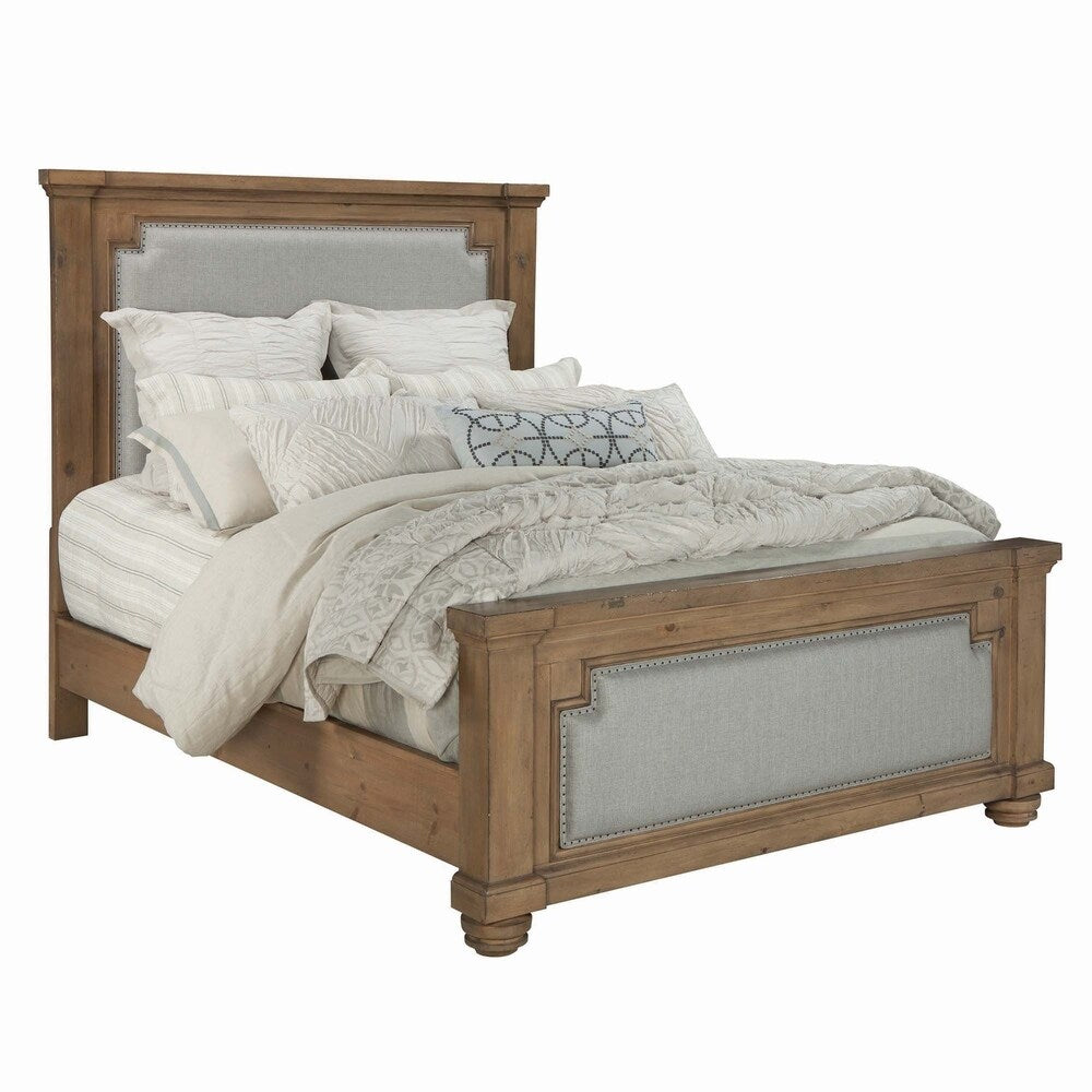 Carbon Loft Nightingale Rustic Smoke and Grey 4-piece Bedroom Set