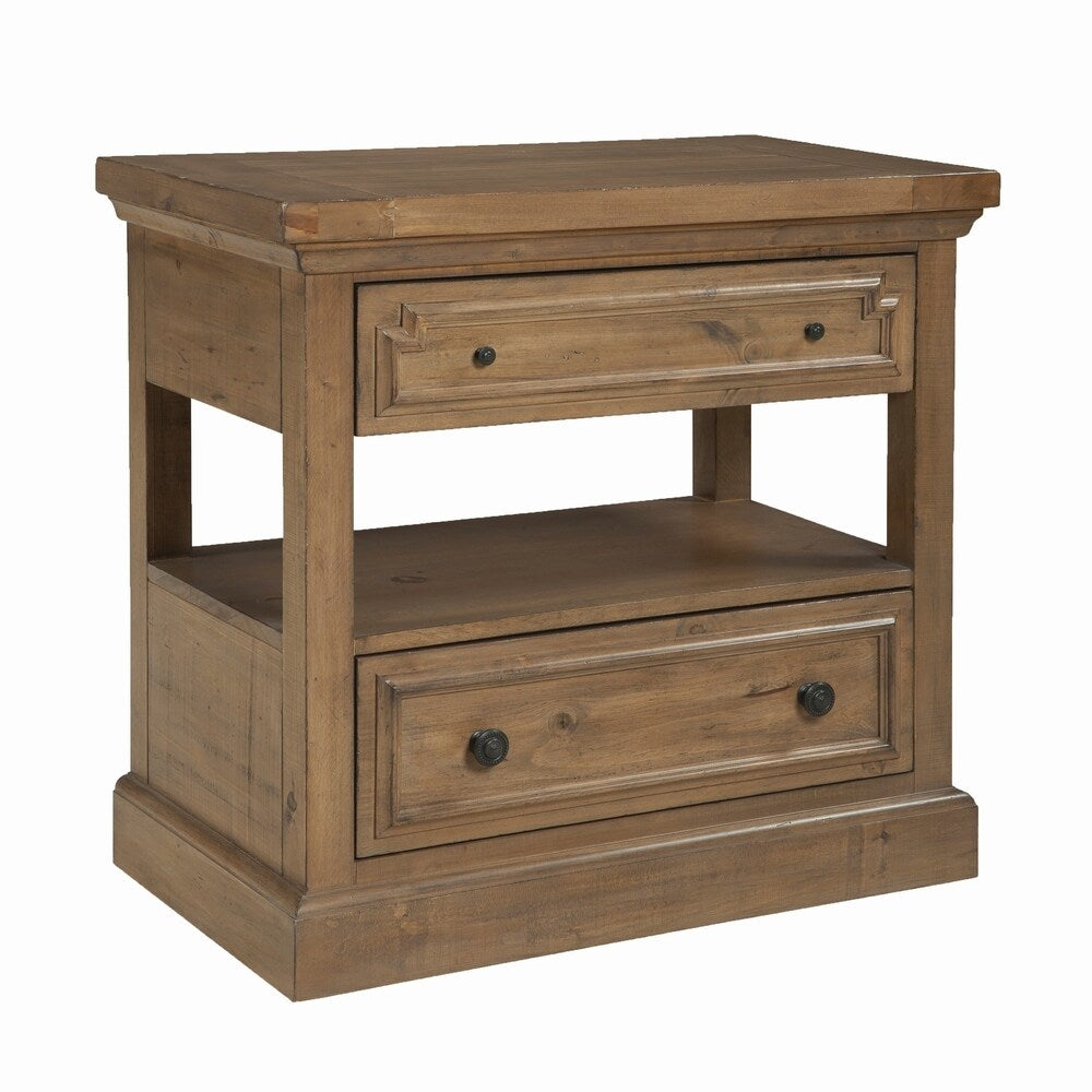 Carbon Loft Nightingale Rustic Smoke and Grey 4-piece Bedroom Set
