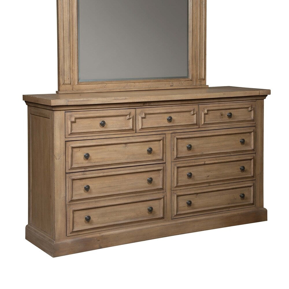 Carbon Loft Nightingale Rustic Smoke and Grey 4-piece Bedroom Set